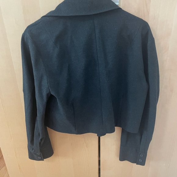 Zara Women's Charcoal Gray Blazer - Picture 3 of 3